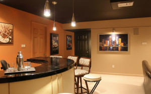 Черные натяжные потолки