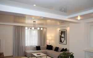 Многоуровневые натяжные потолки