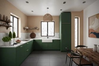 Потолок на кухню - практичное решение