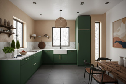 Потолок на кухню - практичное решение