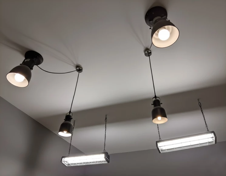 Фото натяжного потолка ПОСЛЕ